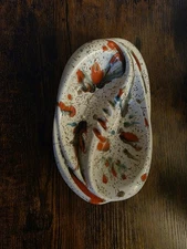Vintage 1971 Ceramic Ashtray Hand Painted