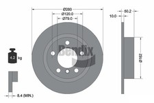 2 PCS BENDIX Brake BDS1386 Brake Disc