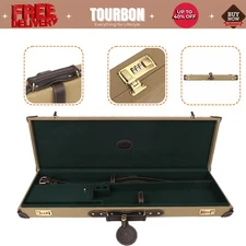 Tourbon Take Down Shotgun Hard Case Gun Safe Storage Box Canvas Firearm Cabinet