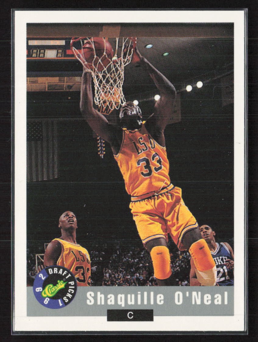 1992 Classic Draft Picks Promos #1 Shaquille O'Neal - NM/MT+