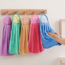 4PCS Small Hand Towels Coral Velvet Quick Dry Absorbent Cleaning Cloths