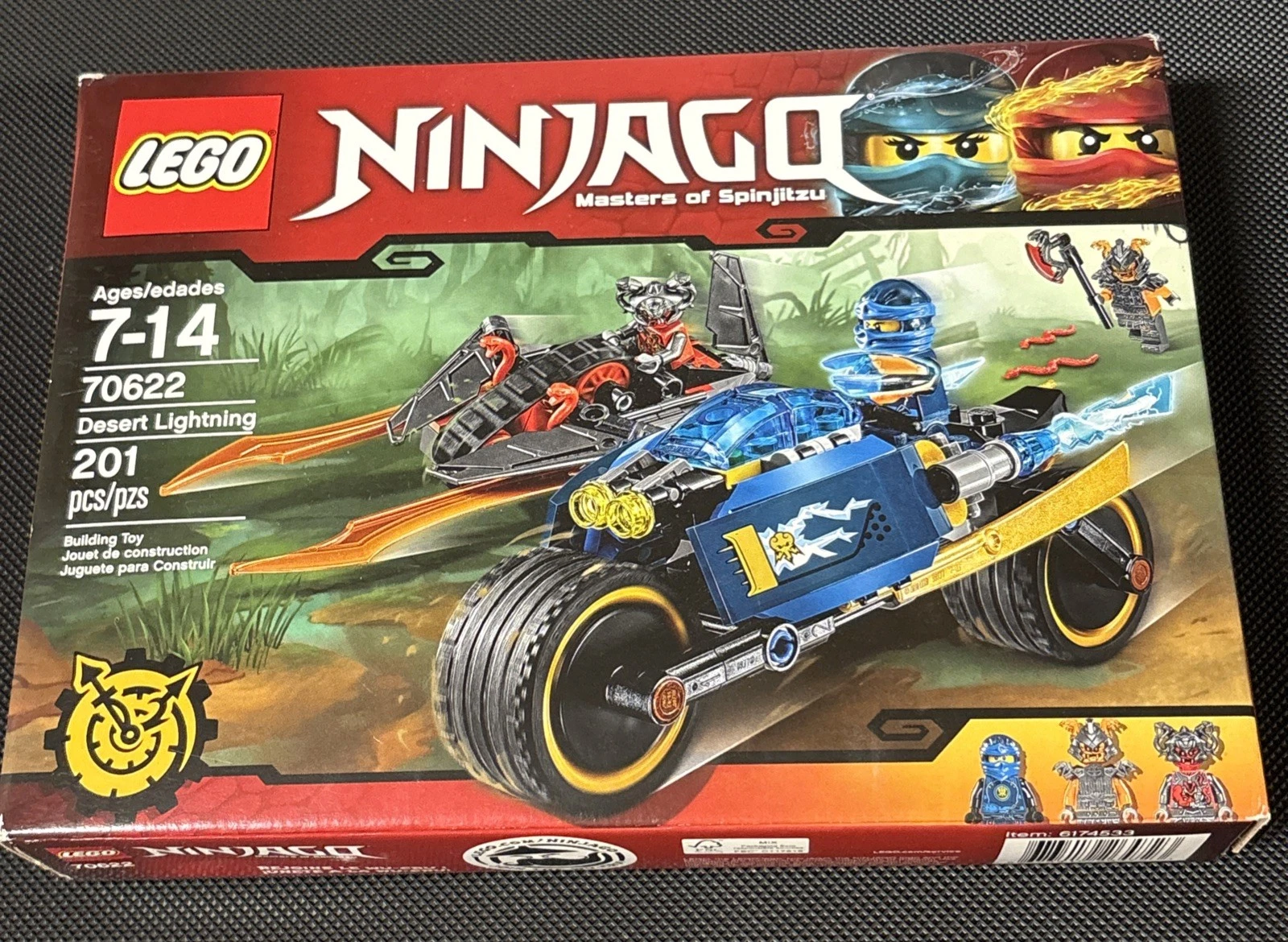 (SEALED) LEGO NINJAGO: Desert Lightning (70622)