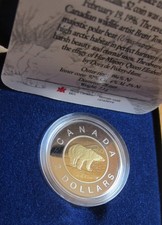 1996 Canada PROOF Two Dollars FIRST CANADIAN Cased Toonie Coin  $2 Mint Set