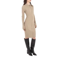 Burberry EKD Logo Viscose-Blend Dress - Image 3 of 4