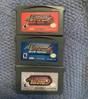 New ListingCapcom Mega Man Battle Network 3 White + 4 Red Sun/Blue Moon Nintendo GBA