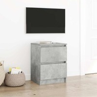 Tv-Schrank Betongrau 40X35X54 Cm Holzwerkstoff