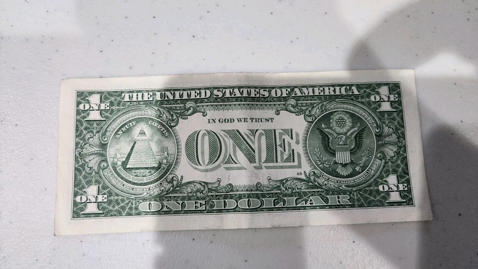 (1937, Feb 19) Birthday/Anniversary Note $1 One Dollar Bill Fancy Serial Number - Image 2 of 2