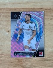 2021-22 Topps Chrome Bundesliga Ramy Bensebaini PINK WAVE REFRACTOR /75 #79