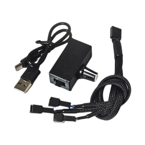 PWM-Drehzahlregler, 12 V, 4-Poliger PWM-Lüfterregler, USB-Typ-C-Stromversor6962