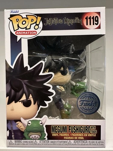 Funko Pop Jujutsu Kaisen: Megumi Fushiguro with Toads #1119 EXCLUSIVE NEW 149-3