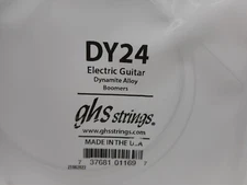 6 Pack GHS 24GA Nickel Wound Electric Guitar Strings .024"-6 Strings