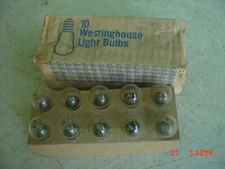  Lot of 40  Westinghouse  6 watt  Clear Appliance Bulbs  New Old Stock (757)