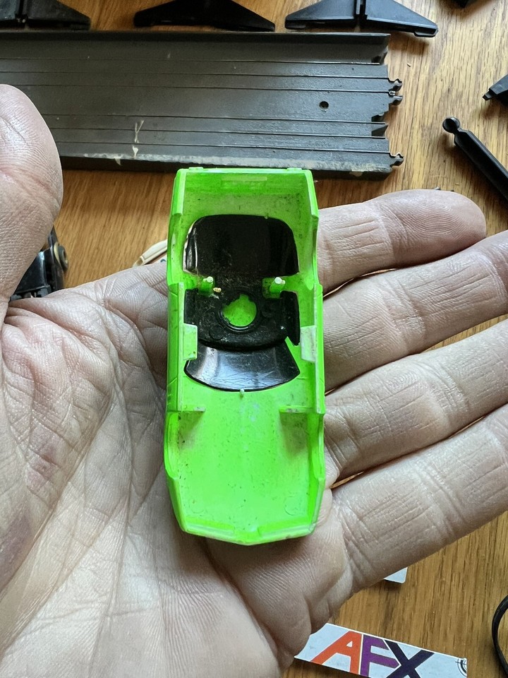 TYCO Afx Ideal Slot Car Race Track Large Lot Pieces Cars Controller