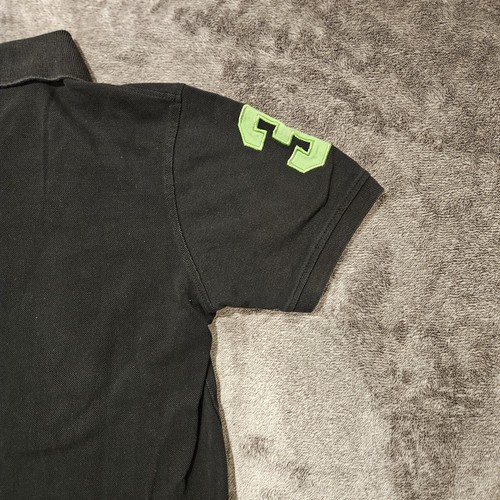 US Polo Assn Shirt Men's Size Small Big Pony #3 Black Short Sleeve Rugby - Bild 6 von 10