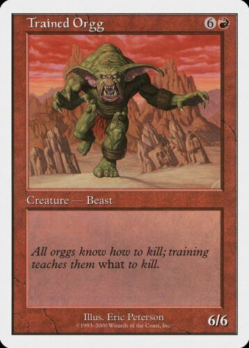 Trained Orgg Starter 2000 Played MTG Magic DNA GAMES
