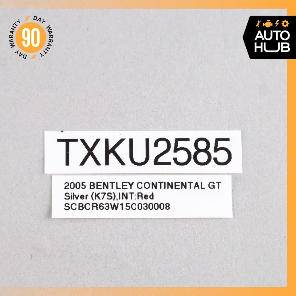 0307 Bentley Continental GT GTC Flying Spur Radiator Cooling Fan Motor