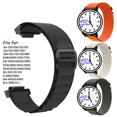 Nylon Sports Watch Band for GA-110 GD100 G8900 DW6900 Strap Wrist Belt Bracelet