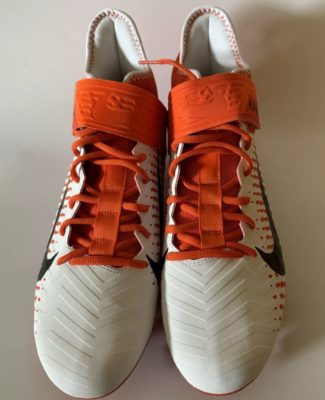 Nike Alpha Menace Pro 2 MID Football Cleat Team Orange Men display picture 2