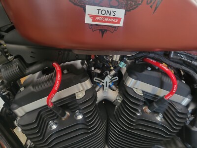 10mm Ton's Lime Harley Davidson Sportster XL 2007+ Spark plug wire