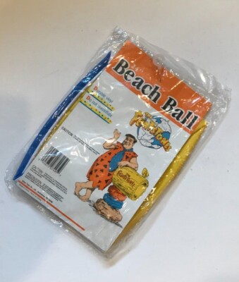 RARE 90's The Flintstones Inflatable Beach Ball JOHN GOODMAN as Fred Flintsone