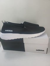 adidas Black Sz 11 slip on shoes cloudfoam Lite Racer Slip-On Running walking