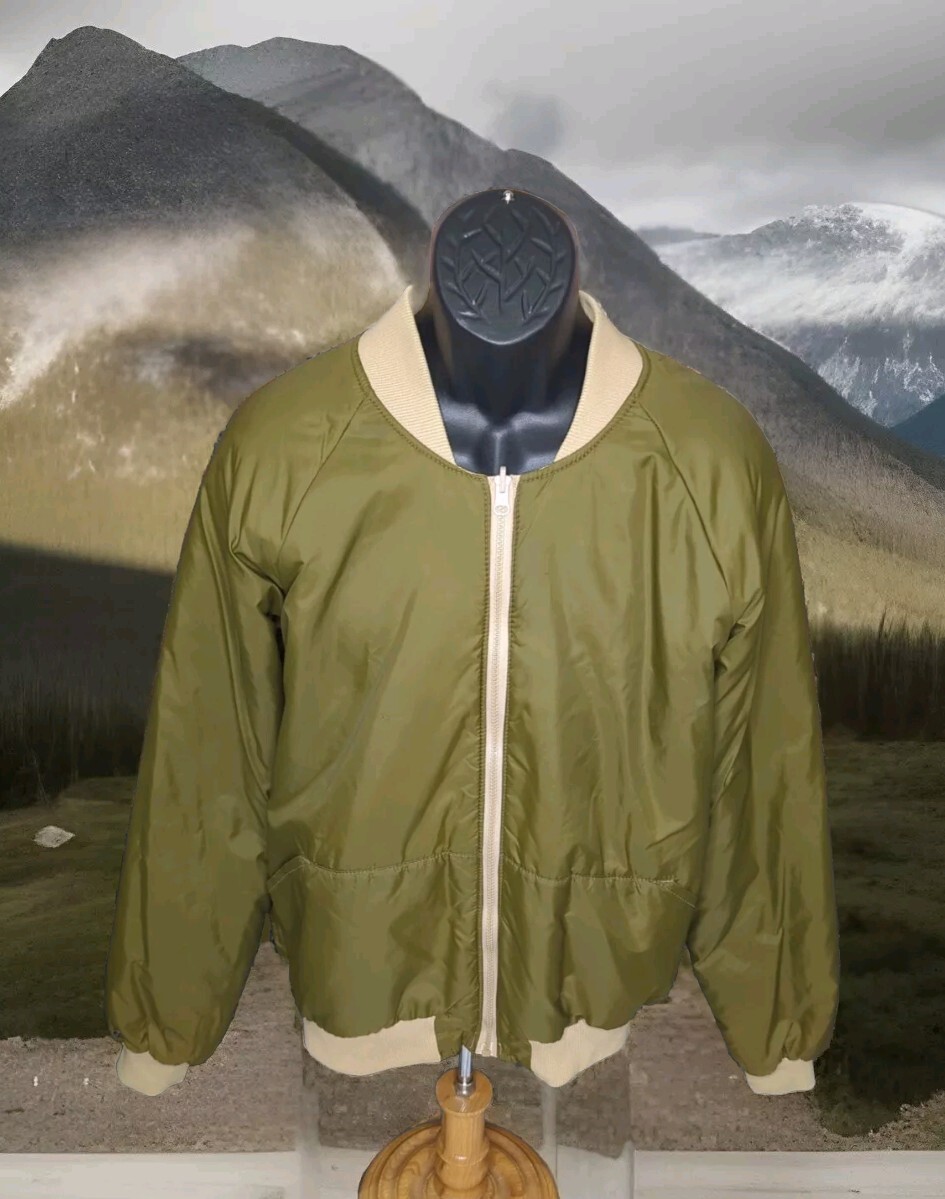 Vintage 80s Columbia Bomber Jacket Duck Hunting Frog Camo Men X