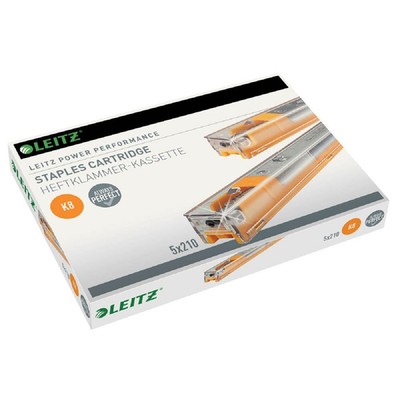 5er Pack Heftklammer-Kassette K8 (26/8) für Leitz Block-Heftgerät 5551