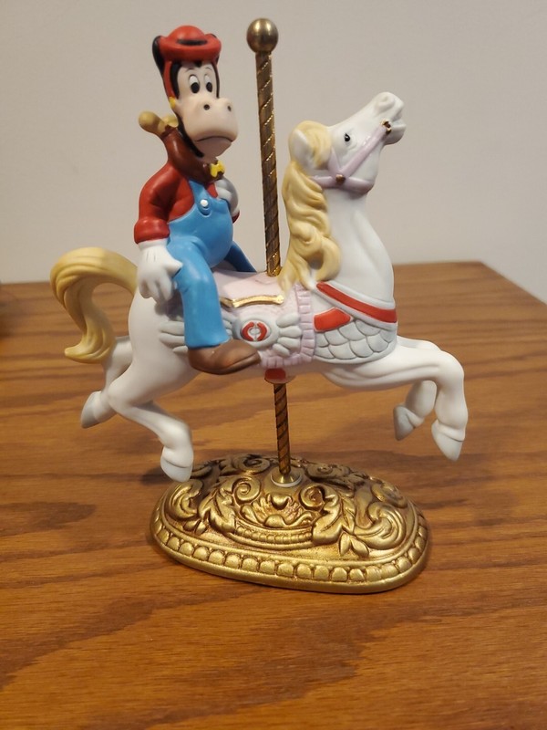 New England Collectors Society Disney Horace Horsecollar Carousel Horse Figurine