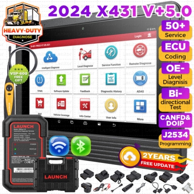 2025 LAUNCH X431 V+ PRO3S+ V5.0 Diagnostic Scanner Tool Key Coding Full Systems