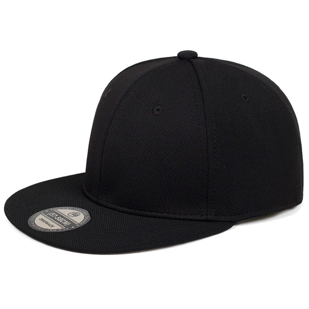 MONOFARBE Classic 5-Panel Snapback Hat - Plain Blank Flat Bill For Custom Embroidery, Hip Hop & Street Style