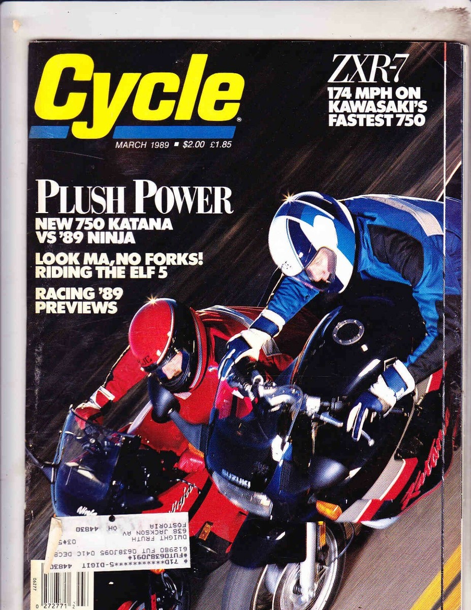 CYCLE MAGAZINE------MARCH 1989 | eBay