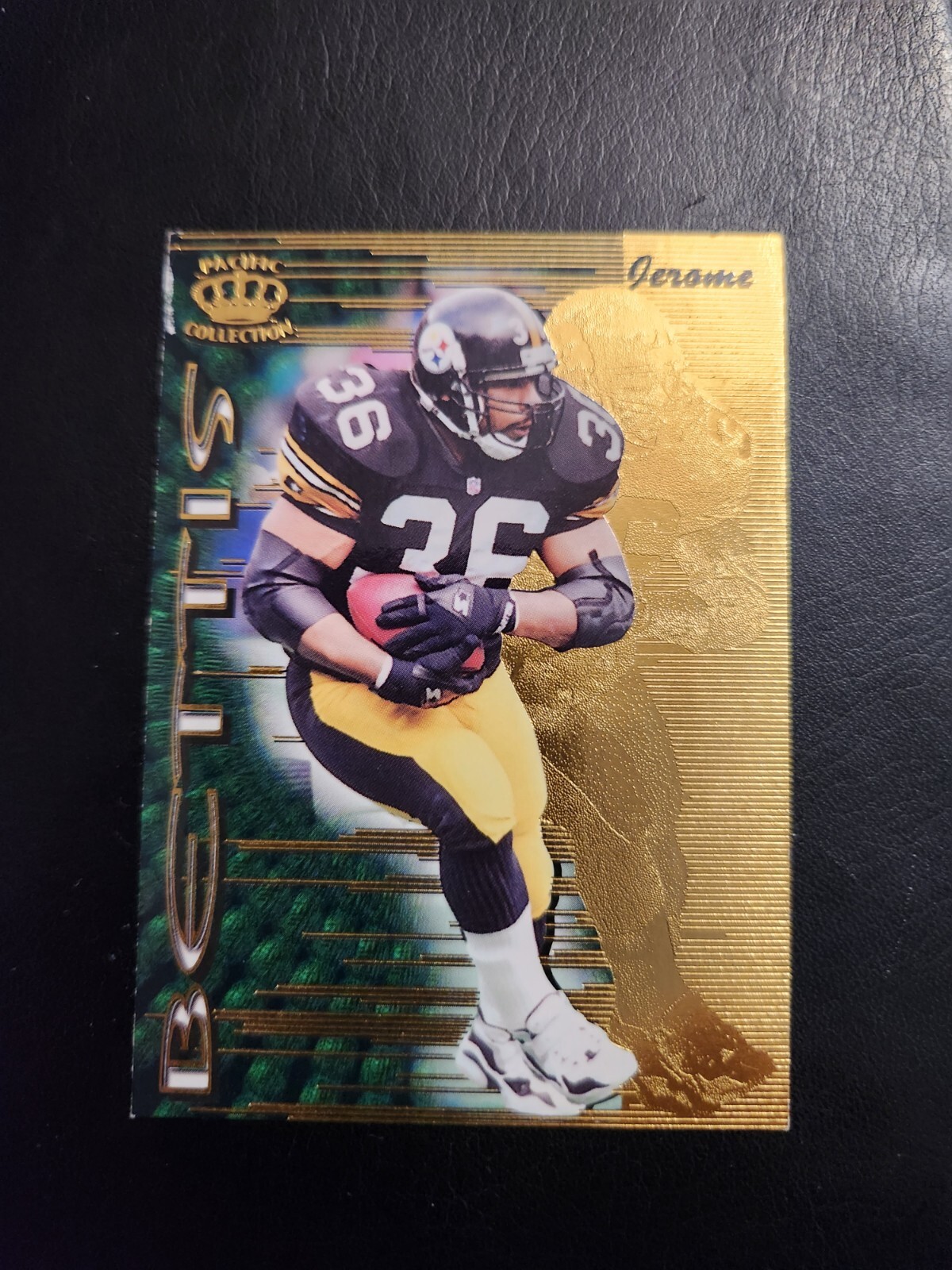 jerome bettis 1997 PACIFIC  CROWN  COLLECTION  #27 STEELERS  HOF