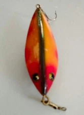 Old Heddon Swimming Minnow American made around 1910 wooden lure vintage F/S JP