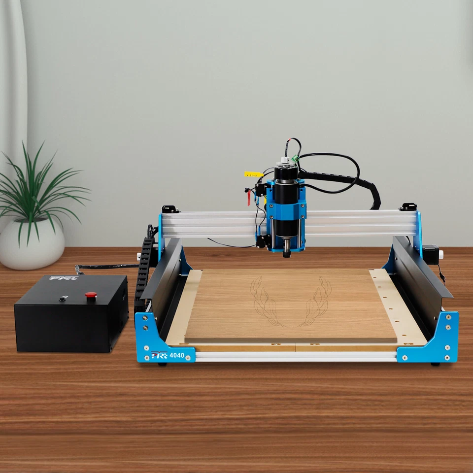 Taladradora para trabajo de madera CNC máquina de grabado 110V500W husillo Foto 4 de 4