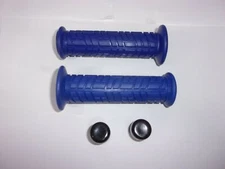 BLUE ATV HAND GRIPS FOR THUMB THROTTLE HONDA ATC 110 / ATC 125  + TRX 125 7/8"