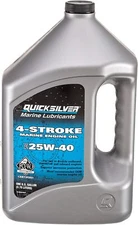Quicksilver 25W-40 Marine Engine Oil 1-Gallon, Unspecified 