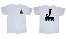 J Boats logo White t-shirt Sailing