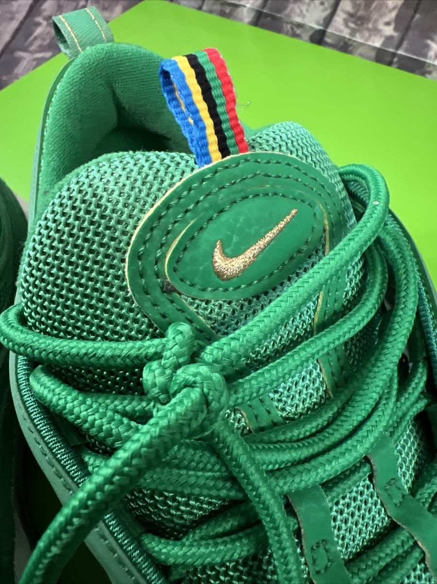 Nike Air Max 97 QS Olympic Rings Lucky Green Gold Men's Size