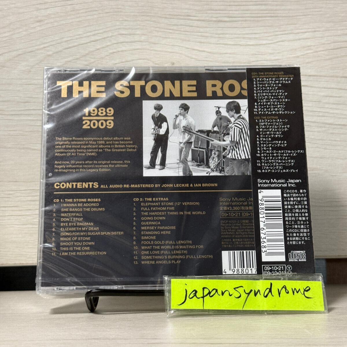 The Stone Roses 20th Anniversary Legacy Edition CD Album F/S from