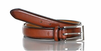 Docker's Men's Leather 1.26 Inch Dress Belt Tan size 36 new in sealed bag 