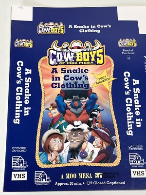 RARE Wild West C.O.W.-Boys of Moo Mesa A Snake In Cows Clothing