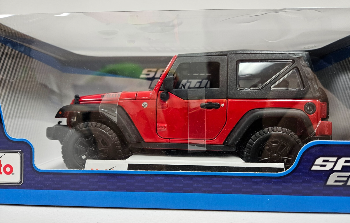 Maisto 2014 Jeep Wrangler Willys Special Edition Diecast Boxed 1