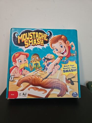 Moustache Smash Game Ages 7+ 3-6 Players Spin Master (100% COMPLETE, EXCELLENT) - Picture 1 of 6