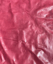 BEST Quality Sheep Skin Whole Nappa Maroon Soft Leather Hide - NO HOLES  CUTS