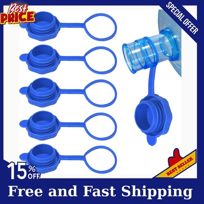 #ad #ad 5 Pcs Reusable 5 Gallon Water Jug Caps Leak Proof Bottle Lids 55mm Water Bottles $8.66