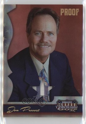 2008 Donruss Americana II Gold Proof Stars Materials 11/25 Jon Provost #269 e3n