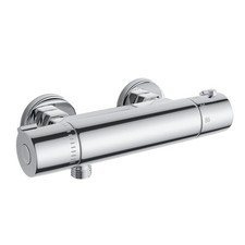 RV Shower Faucet, Thermostatic 4Inch Valve, Solid Brass Chrome Fixture