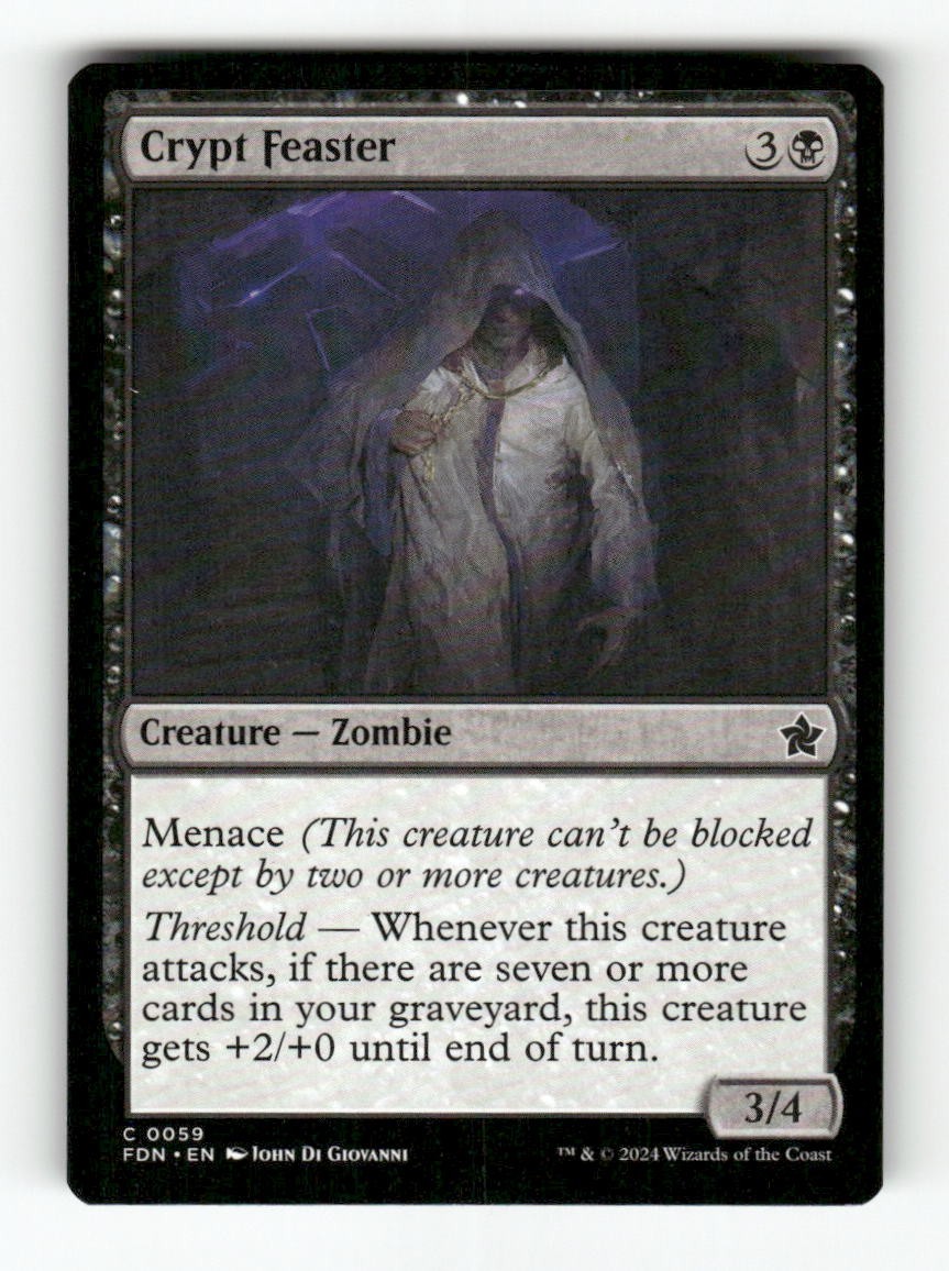 Crypt Feaster Foundations 59 Common Magic: The Gathering NM