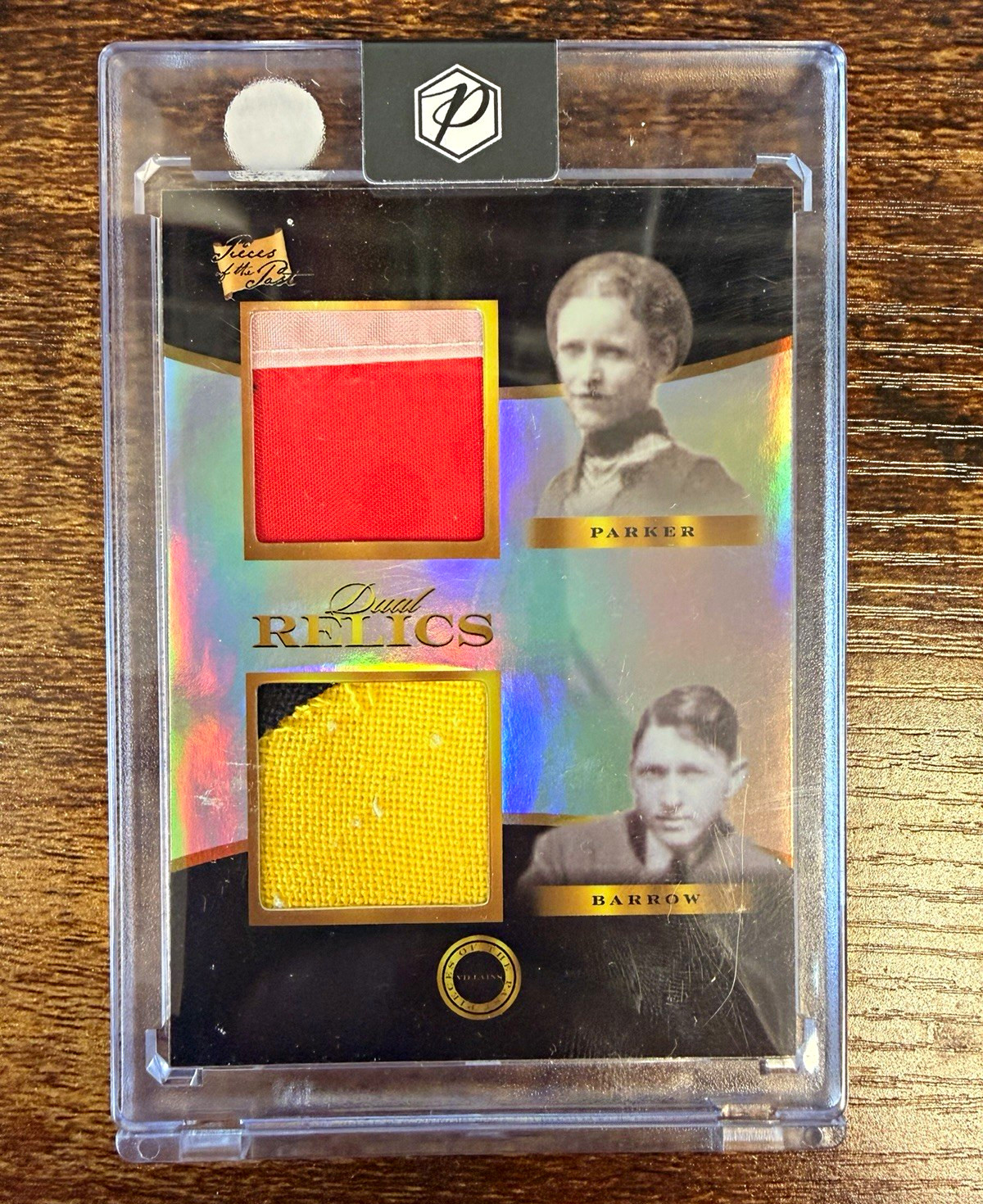 2025 Pieces of the Past Villains Ed Dual Relics Bonnie Parker/Clyde #471