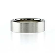 Au Tiffany & Co. 950 Platinum Flat 6 mm Wedding Band Ring Size 6.25